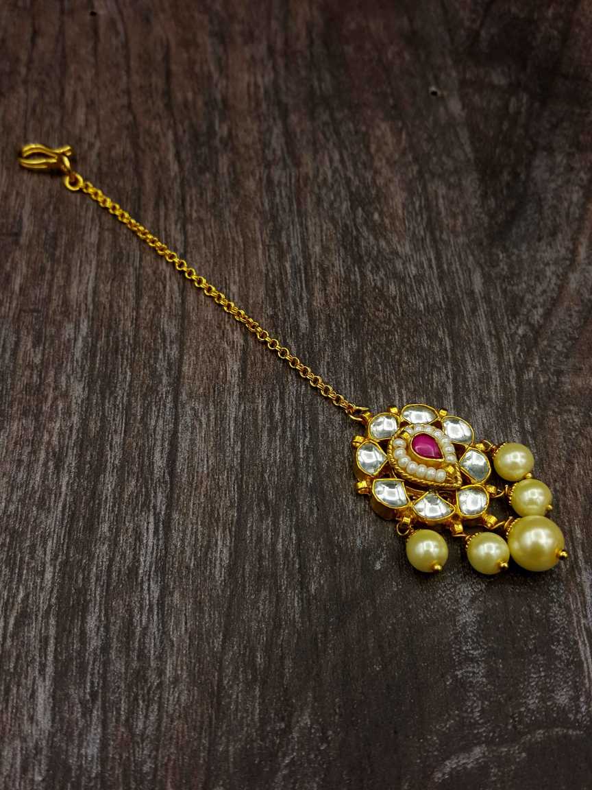MAANG TIKA in JADAU KUNDAN Style | Design - 20364
