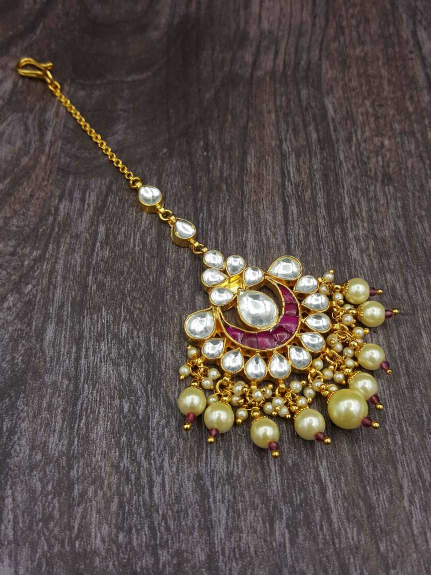 MAANG TIKA in JADAU KUNDAN Style | Design - 20462