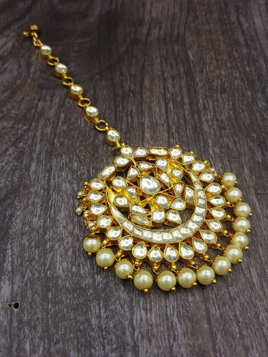 MAANG TIKA in JADAU KUNDAN Style | Design - 20469