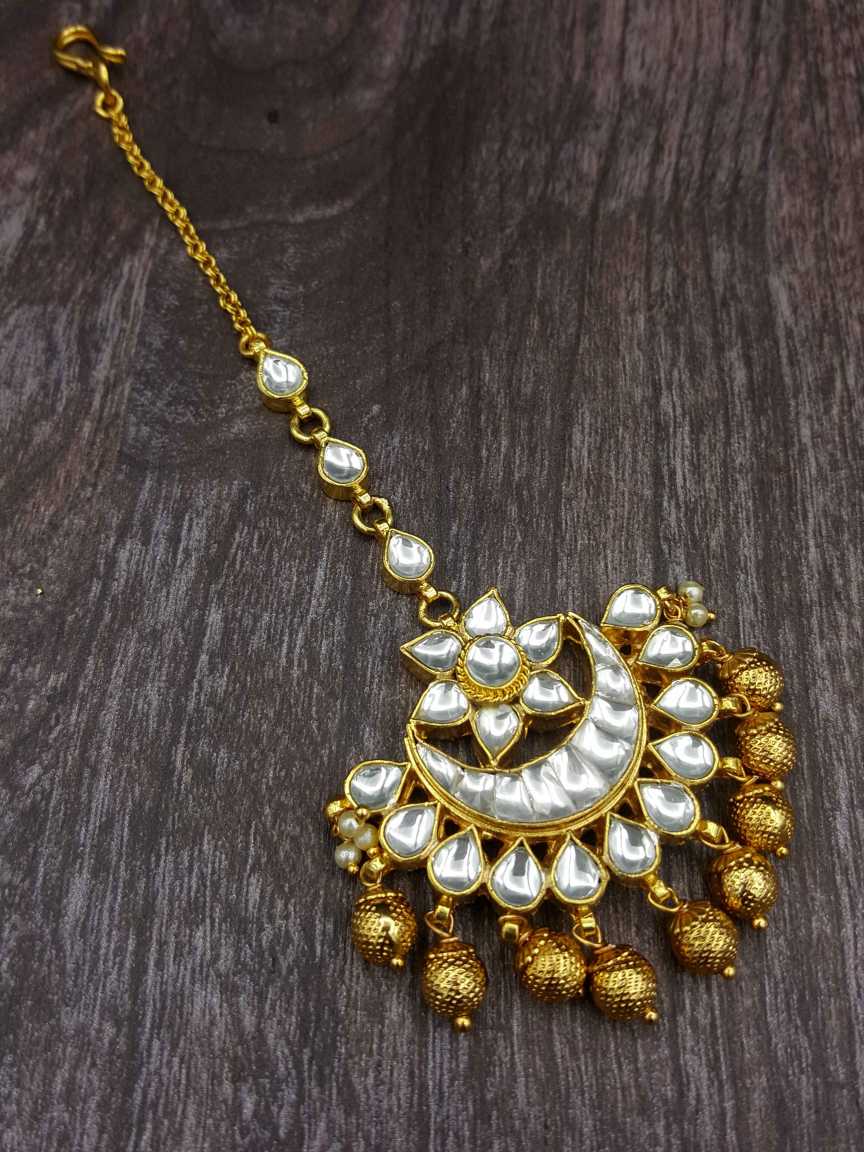 MAANG TIKA in JADAU KUNDAN Style | Design - 20513