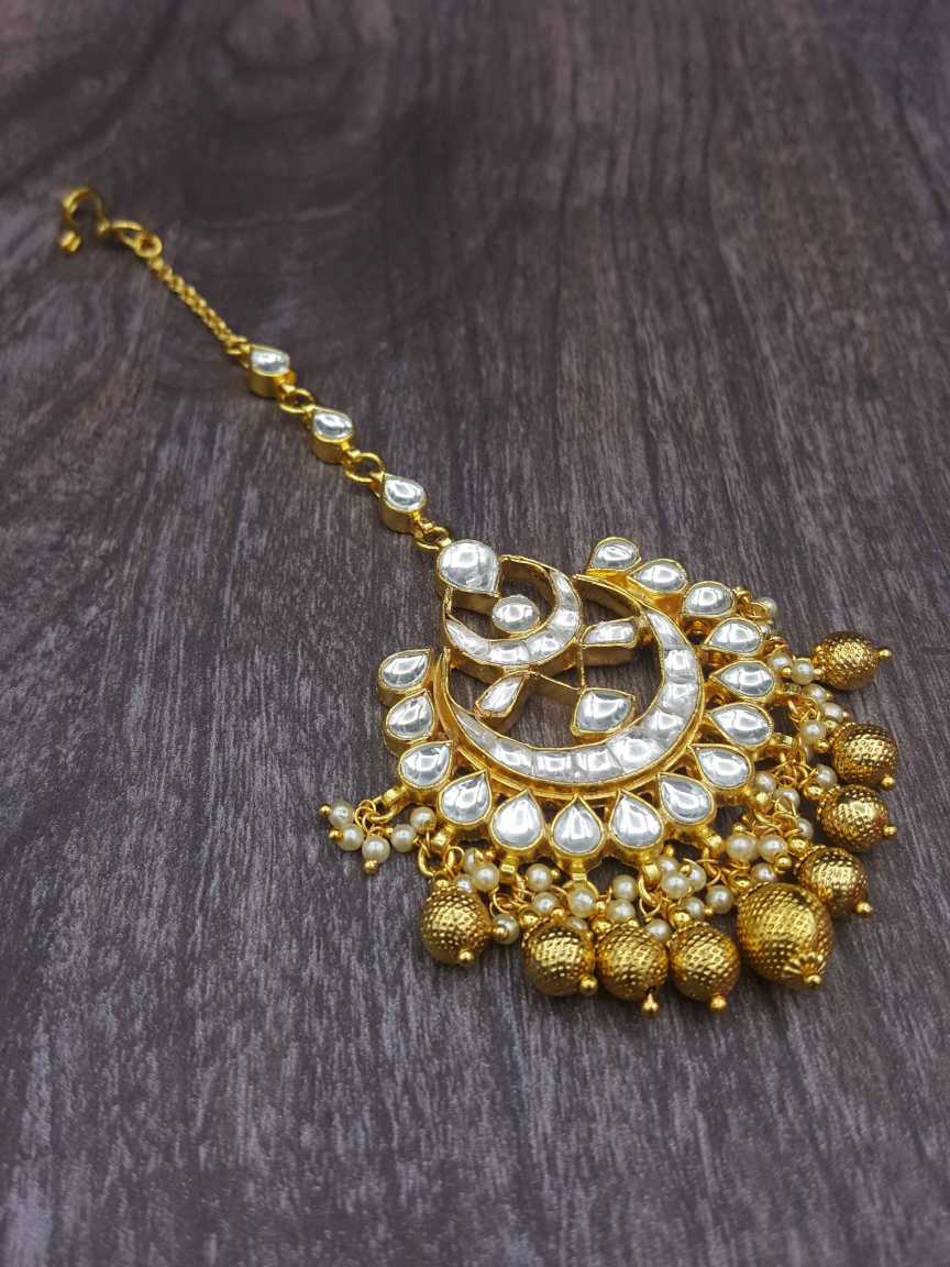 MAANG TIKA in JADAU KUNDAN Style | Design - 20662