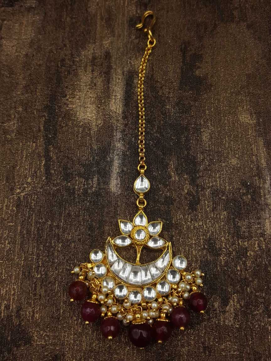 MAANG TIKA in JADAU KUNDAN Style | Design - 20866