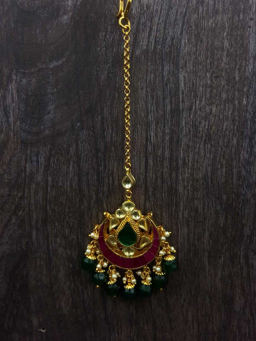 MAANG TIKA in JADAU KUNDAN Style | Design - 20870