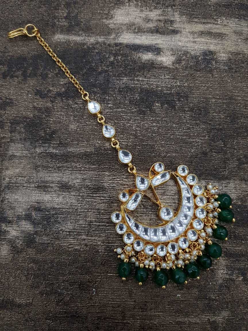 MAANG TIKA in JADAU KUNDAN Style | Design - 21001