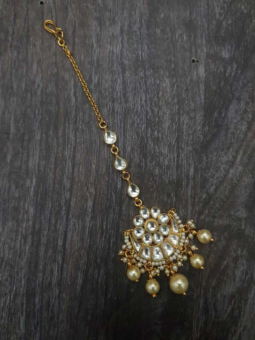 MAANG TIKA in JADAU KUNDAN Style | Design - 21051