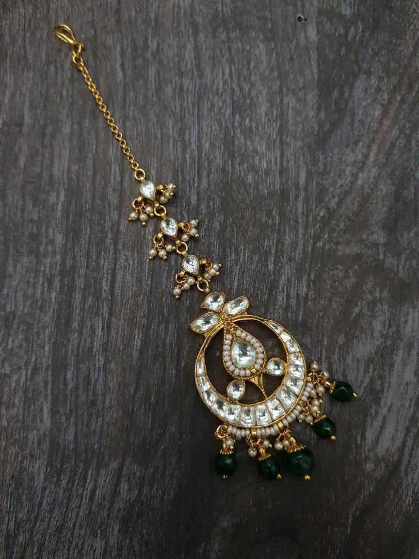MAANG TIKA in JADAU KUNDAN Style | Design - 21058
