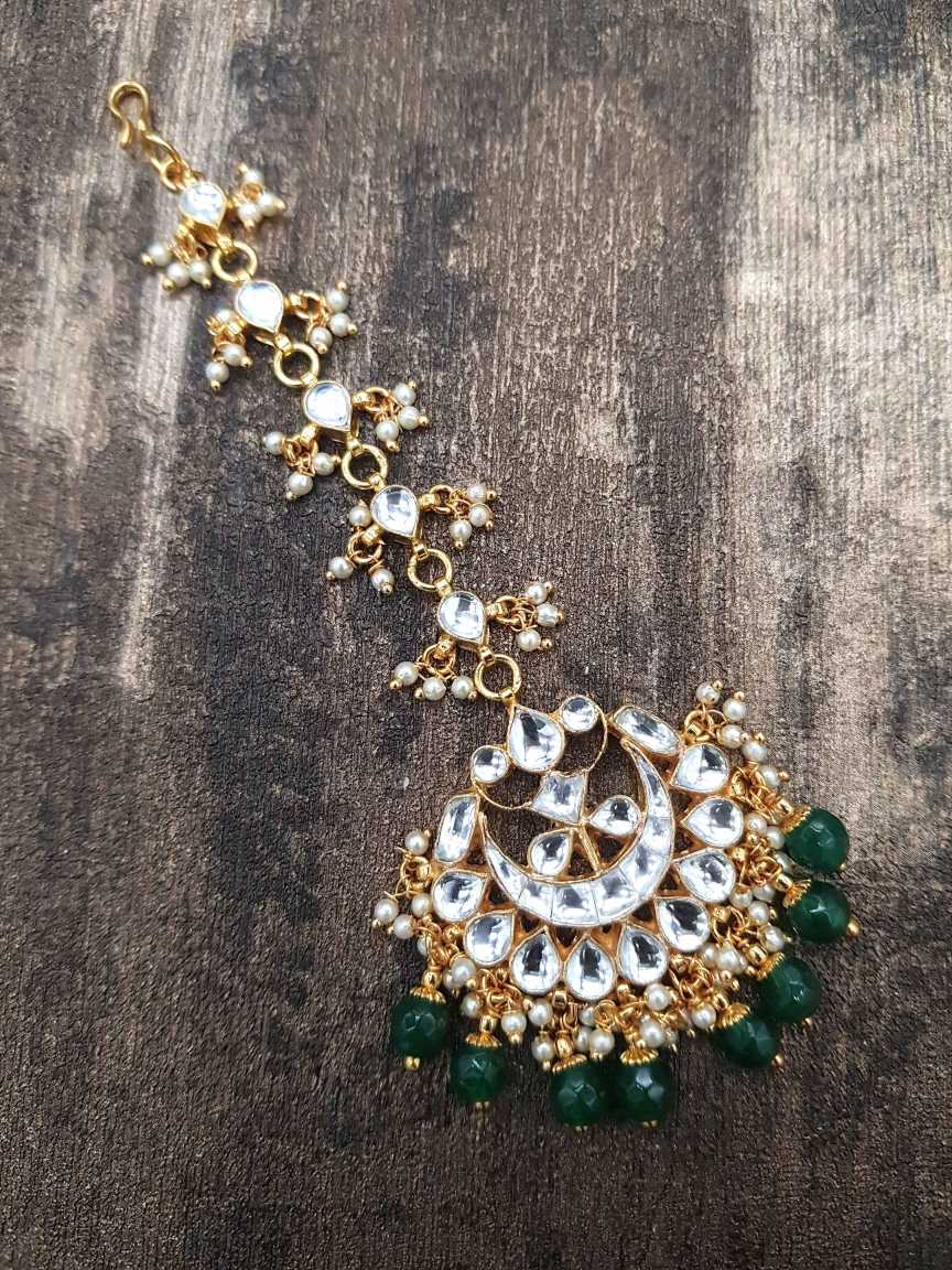 MAANG TIKA in JADAU KUNDAN Style | Design - 21097