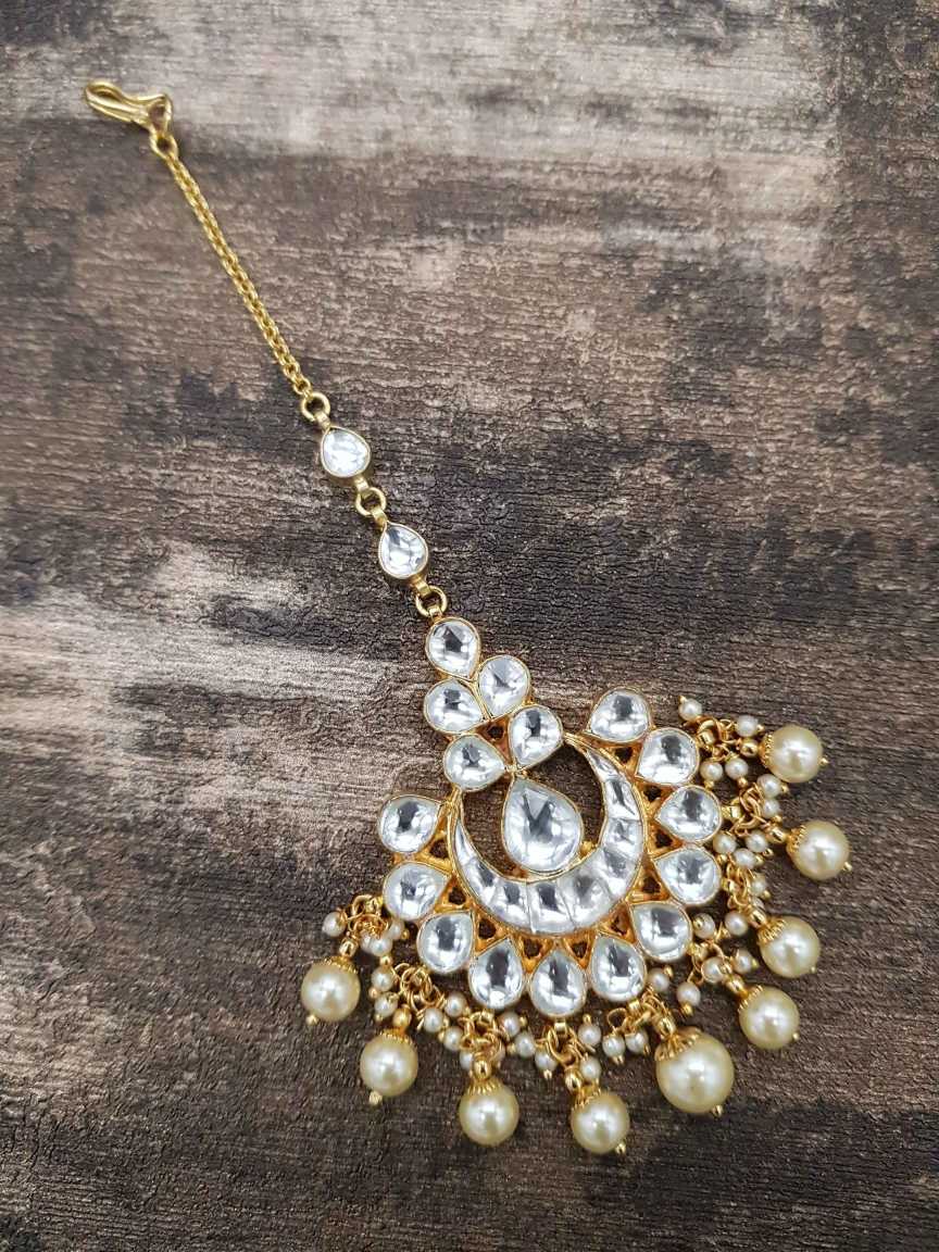 MAANG TIKA in JADAU KUNDAN Style | Design - 21112