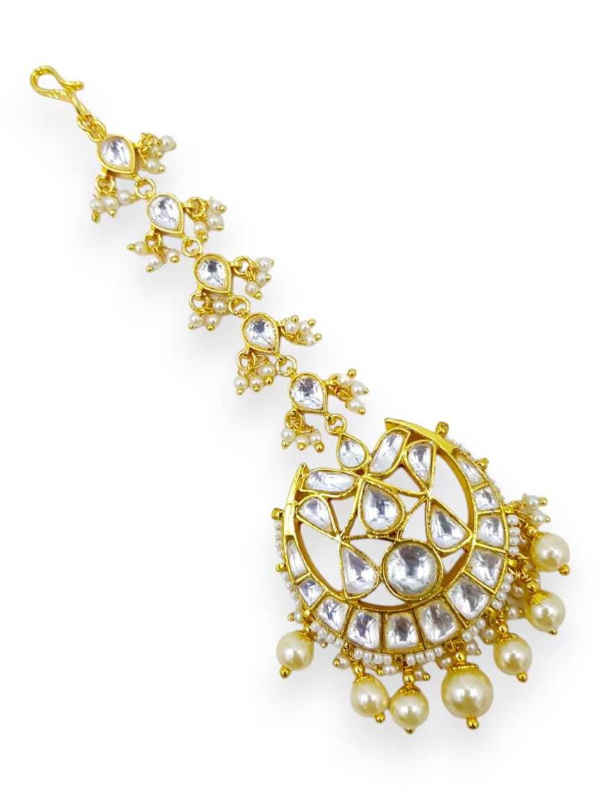 MAANG TIKA in JADAU KUNDAN Style | Design - 21837