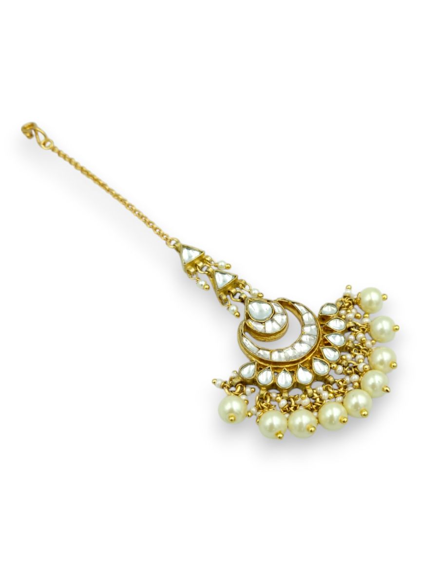 MAANG TIKA IN JADAU KUNDAN STYLE | DESIGN - 24097