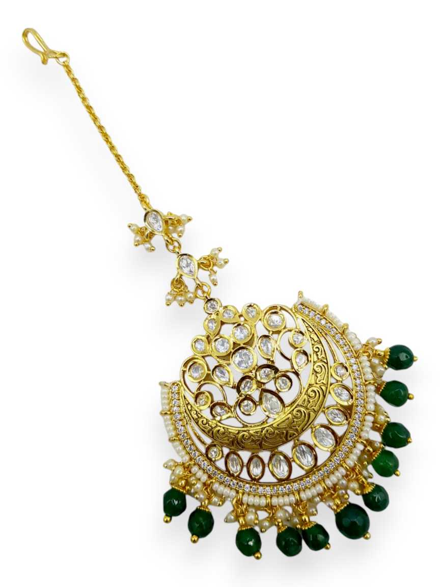 MAANG TIKA in VILANDI KUNDAN Style | Design - 21492